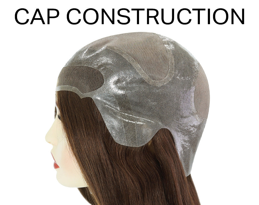 Fine Mono Dirty Blonde Medical Wig