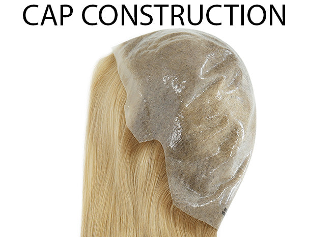 Thin Polyskin Base Sandy Brown Medical Wig