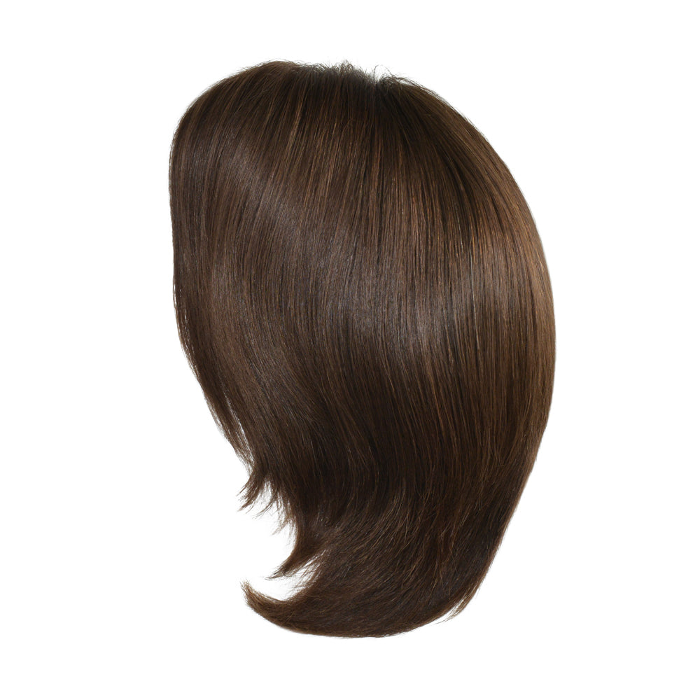 Brown Medical Wig with French Lace Front, Fine Mono Top & Fine Mesh – European Hair