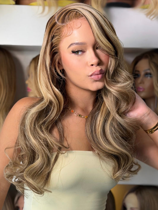 Honey Highlight Lace Wig