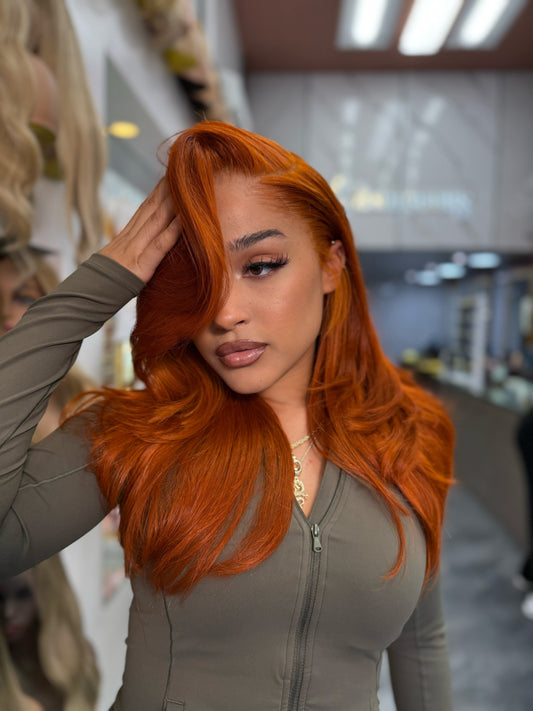Ginger Spice Lace Wig
