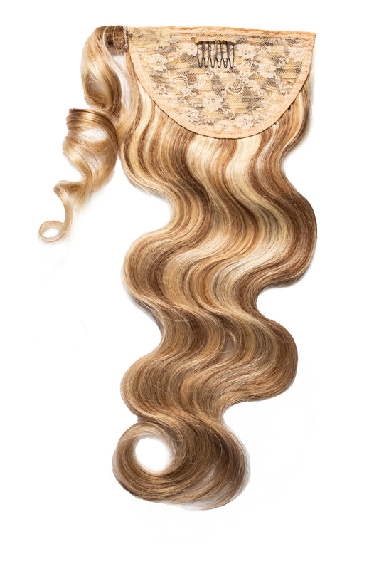 Vanilla Swirl Wrap Ponytail