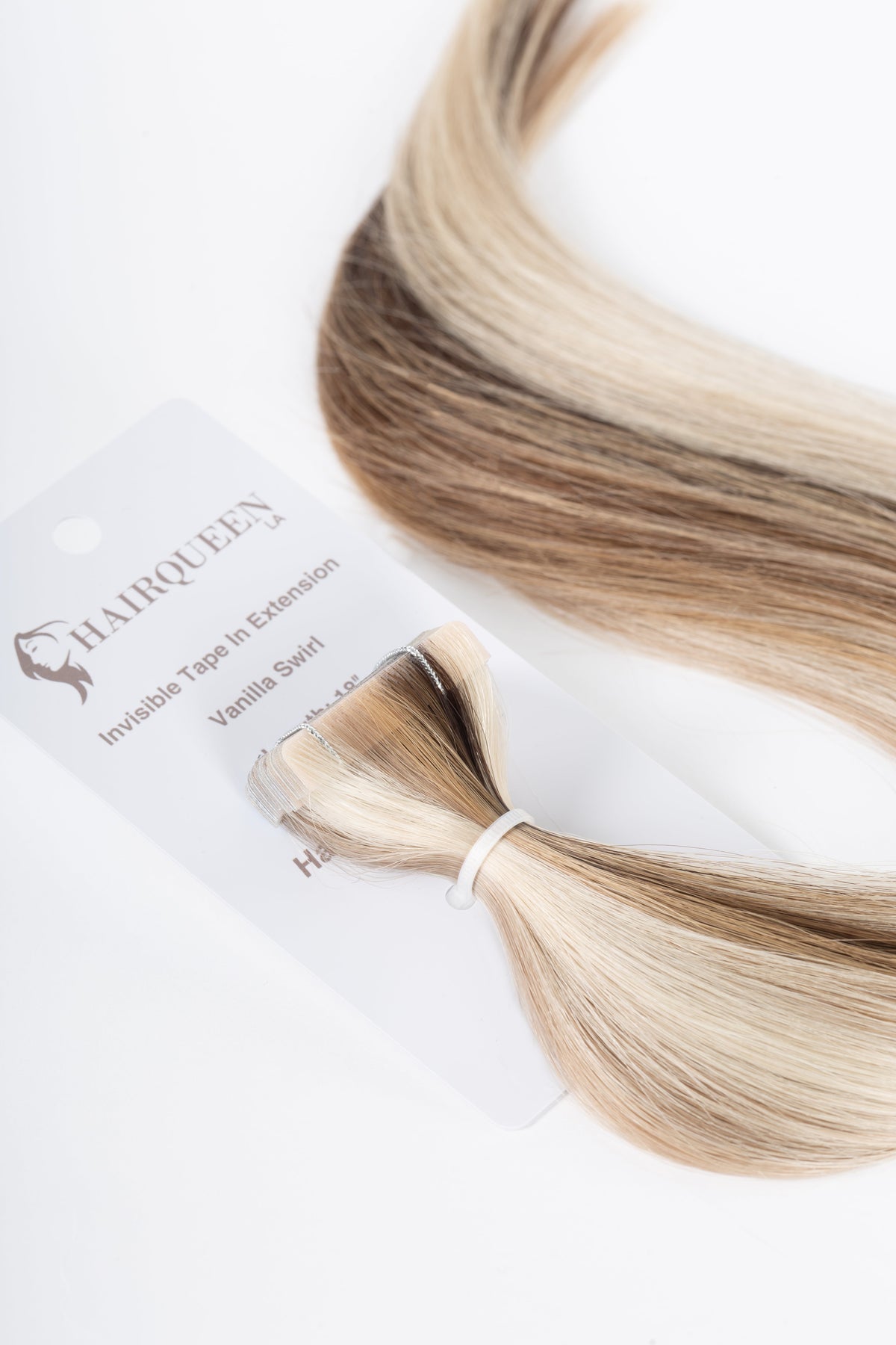 Invisible Tape Ins Vanilla Swirl