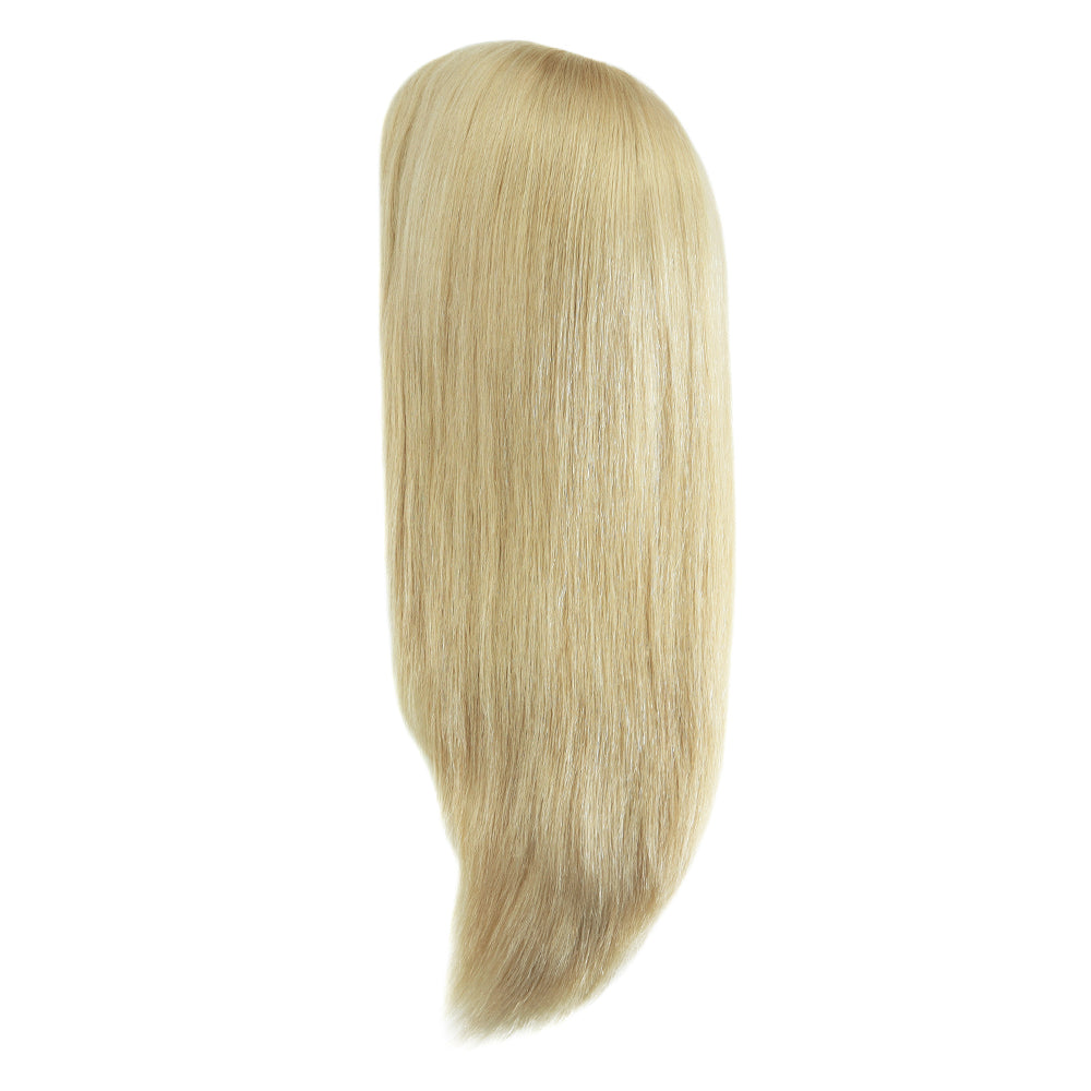 Platinum Blonde Fine Mono Medical Wig