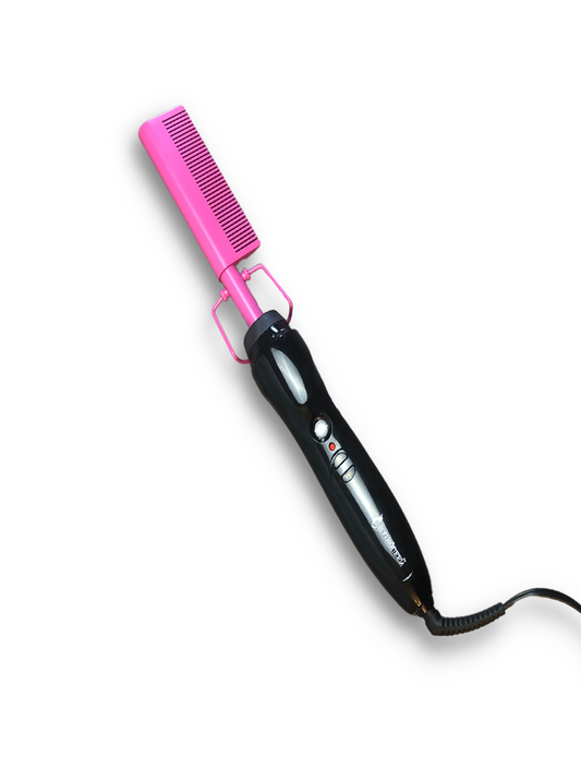 Hair Queen LA HOT Pink Pressing Comb