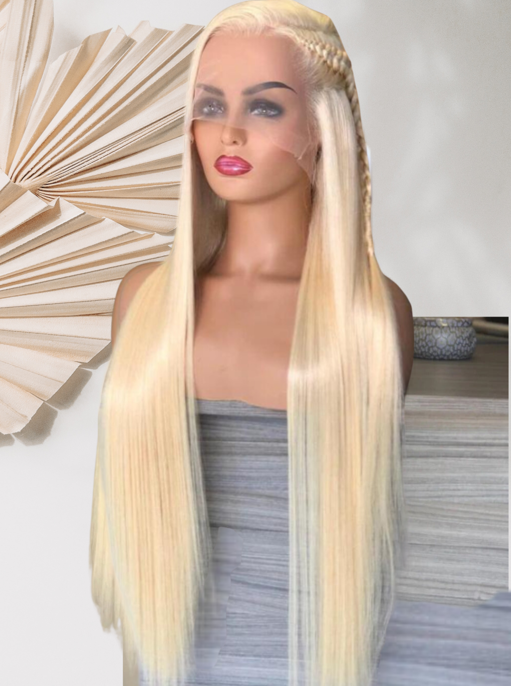 6*6 Closure #613 Blonde Lace Wig